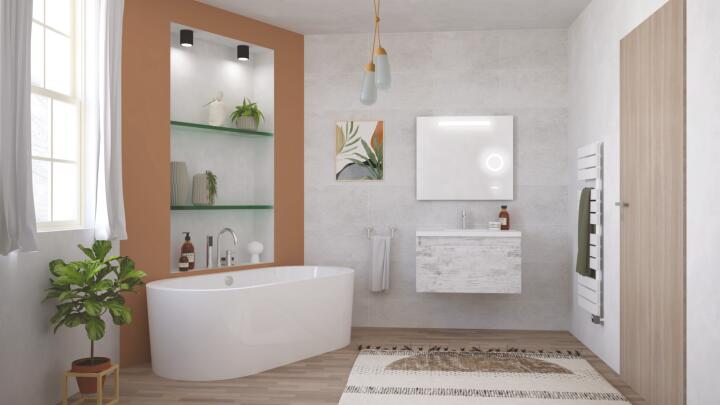 Baignoire îlot acrylique blanc ELMER BY AYOR 202510203 - vue 4