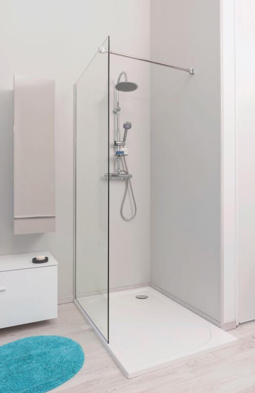 Paroi de douche fixe SCUDO 140cm ELMER BY AYOR 203010123 - vue 4