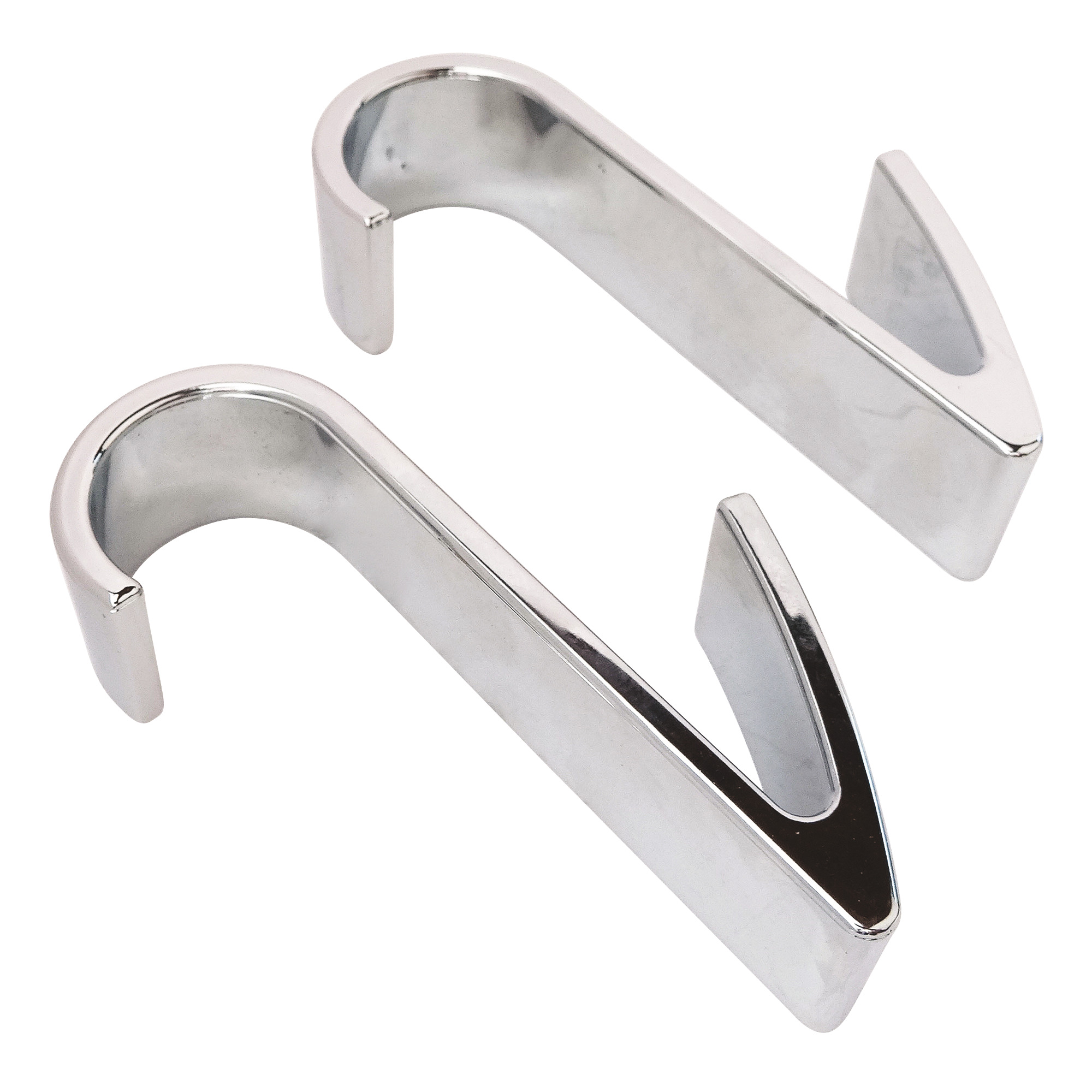 Lot de 2 patères chromées pour sèche serviettes SRDC - vue 4