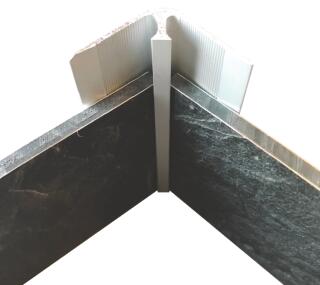 Profilé d'angle rentrant chromé pour panneau mural 4 mm ELMER BY AYOR 204011423 - vue 4
