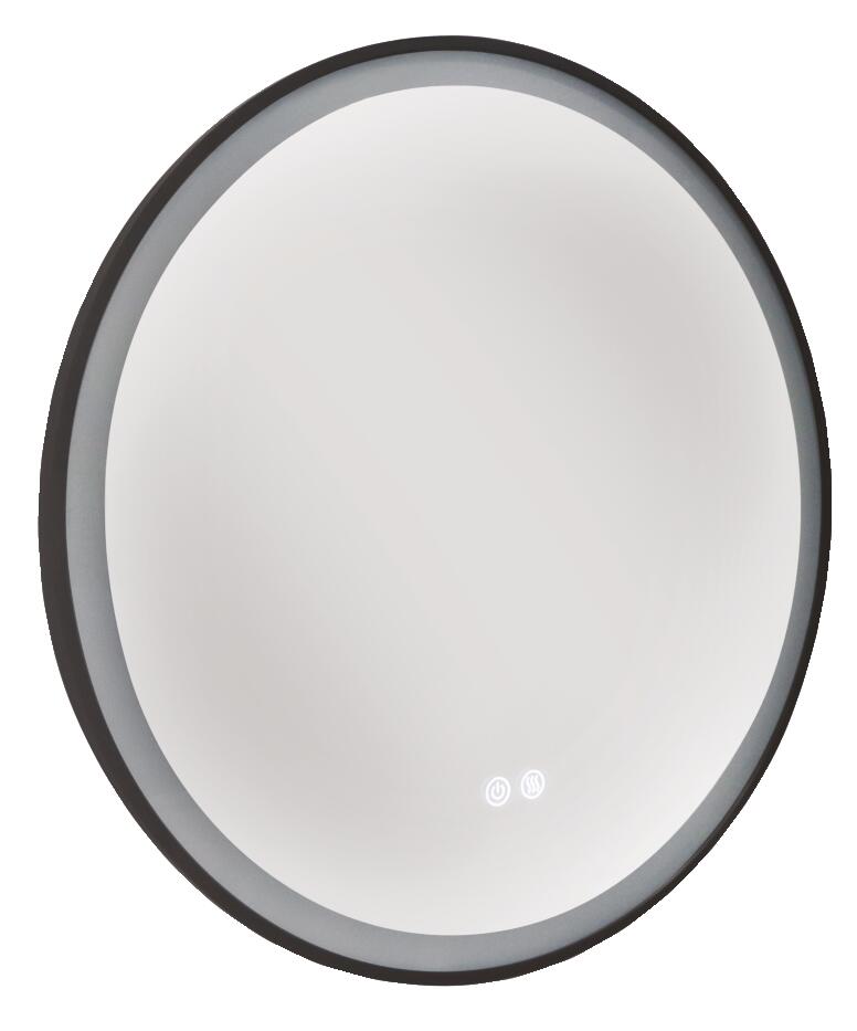Miroir LED Alexandrie ø60 avec contour noir ELMER BY AYOR 404011204 - vue 4