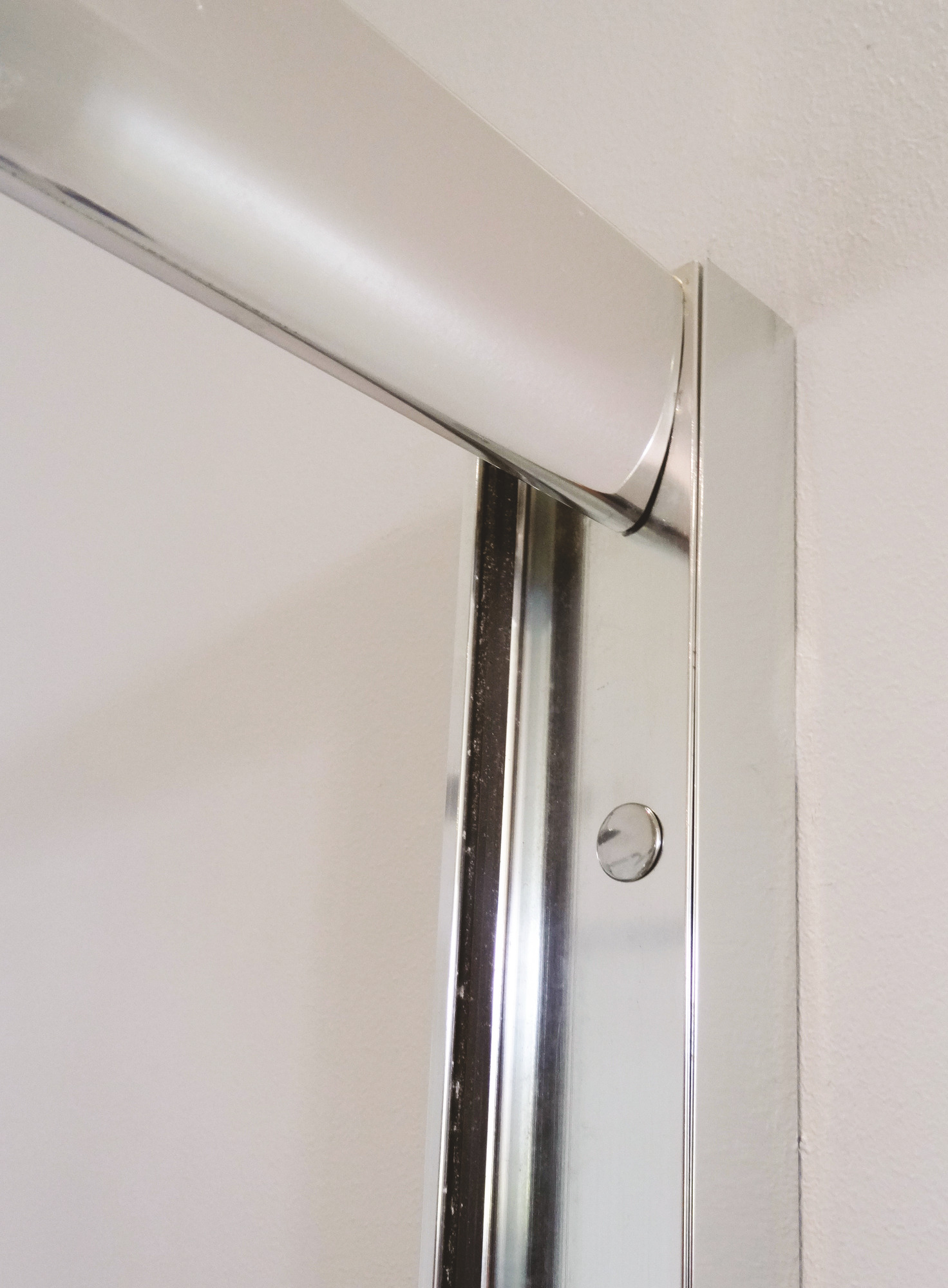 Paroi de douche accès d'angle 80cm profilés chromés ERIS 2 ONDEE 201510102 - vue 4
