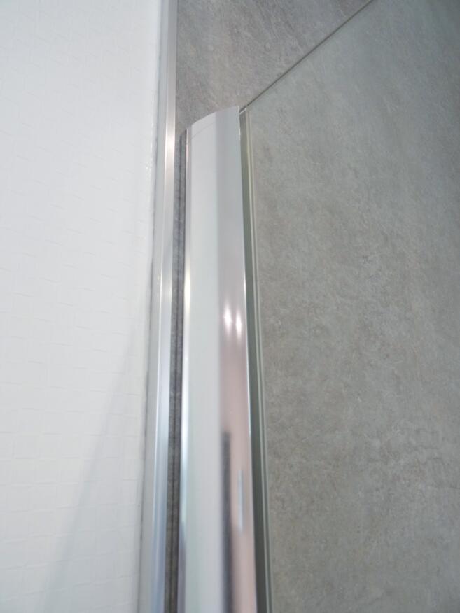 Paroi de douche fixe profilé chromé VERSUS 90cm ELMER BY AYOR 203010132 - vue 4