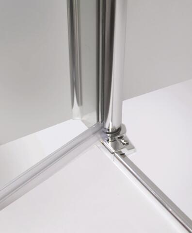 Paroi de douche porte pivotante verre transparent SELYNA 80cm ELMER BY AYOR 305080 - vue 4