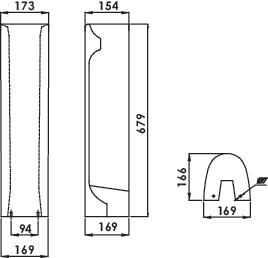 Colonne pour lavabo 503511512 503511513 - vue 4