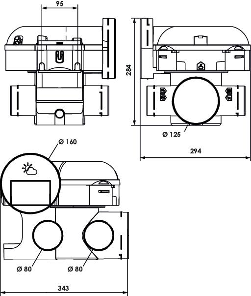 Kit V.M.C simple flux purificateur d'air easyHOME PureAIR classic - ALDES ALDES 607510118 - vue 4