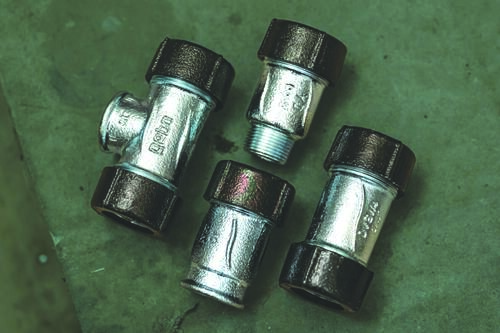 Raccord femelle à compression ø50 - 50/60 pour tubes acier et PE GEBOQUICK