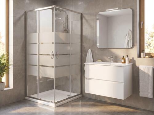 Receveur de douche céramique RIME 80X80cm hauteur 6,5mm ELMER BY AYOR 201011513 - vue 4