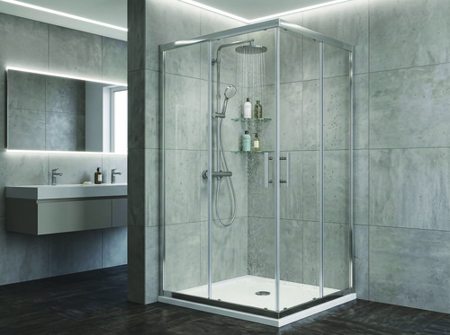 Receveur de douche céramique extra plat SOLEO 80x80cm ELMER BY AYOR 201014402 - vue 2