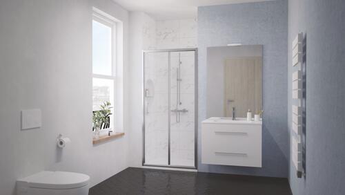 Paroi de douche porte pliante ENLOK 80cm ELMER BY AYOR 203010110 - vue 3