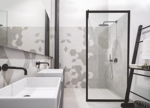 Paroi de douche fixe QUADREO 120cm ELMER BY AYOR 203010146 - vue 3
