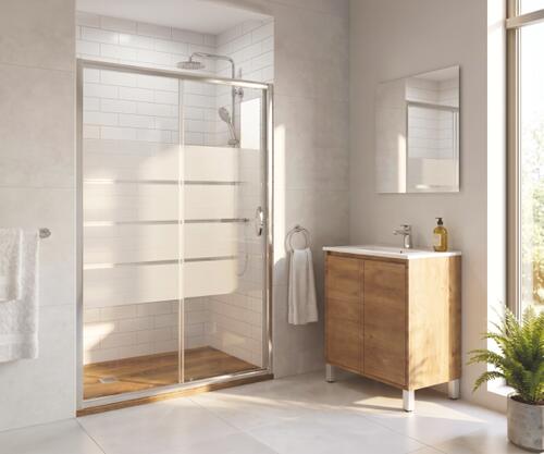 Paroi de douche porte coulissante 140cm ERIS 2 ONDEE 203010301 - vue 2