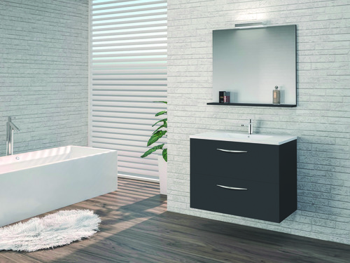 Caisson DUBAI noir mat 70cm ELMER BY AYOR 401511536 - vue 2
