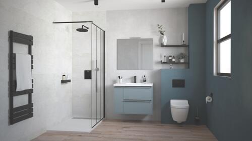 Caisson BOSTON bleu bleuet 80cm ELMER BY AYOR 401512024 - vue 2