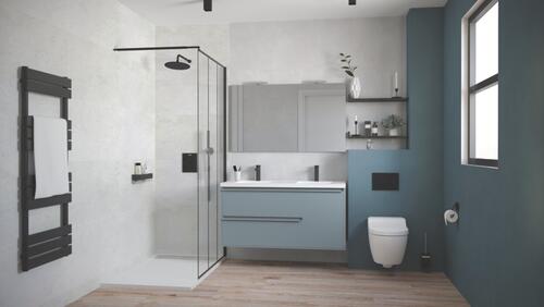 Caisson BOSTON bleu bleuet 120cm ELMER BY AYOR 401512028 - vue 2