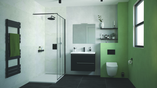 Caisson BOSTON noir mat 100cm ELMER BY AYOR 401512032 - vue 2