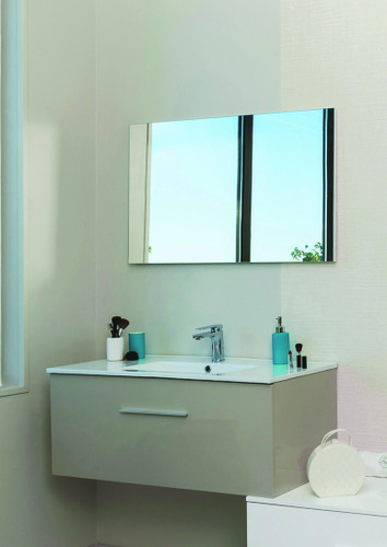 Meuble TERRY à suspendre 90 cm marron 402110103 - vue 2