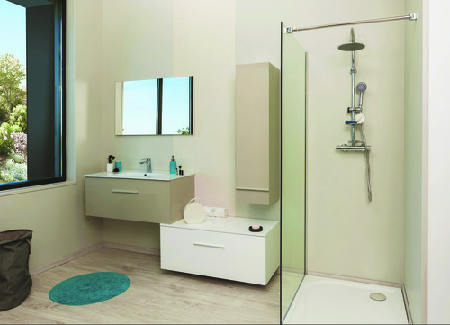 Meuble TERRY à suspendre 90 cm taupe 402110104 - vue 2