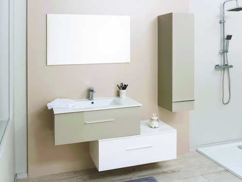 Colonne TERRY taupe 402110108 - vue 2