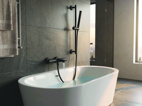 Thermostatique de bain-douche noir ARIANE C3 ROLF BY AYOR 501011310 - vue 2