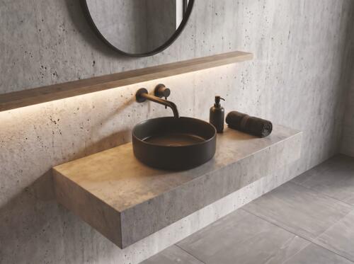 Mitigeur de lavabo à encastrer noir mat ROLF BY AYOR 501017062 - vue 2