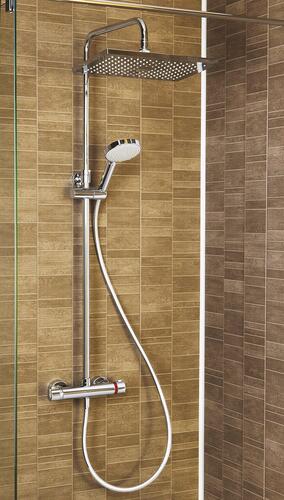 Colonne de douche thermostatique téléscopique Absolu Advance 