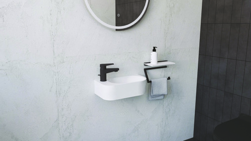 Lave-mains rectangulaire 40 x 21 cm ONDEE 503511524 - vue 3
