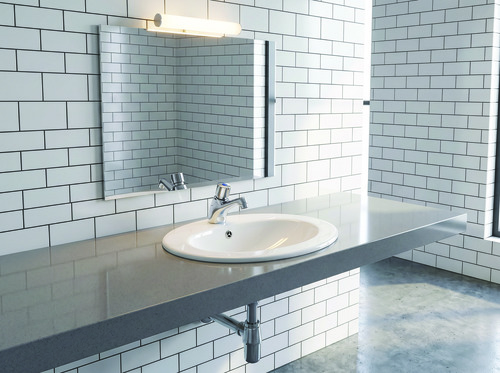 Robinet de lavabo temporisé chromé ONDEE 9100 - vue 2