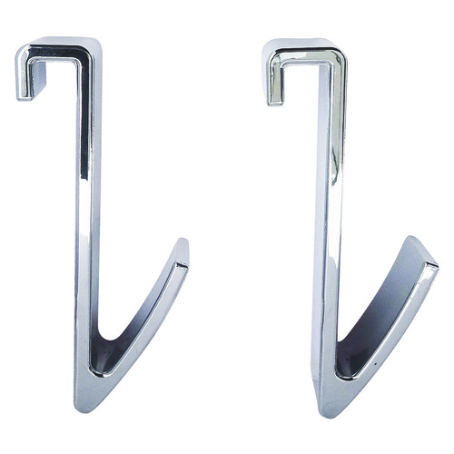 Lot de 2 patères chromées pour sèche serviettes SPC - vue 2
