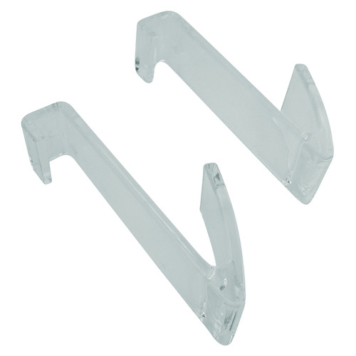 Lot de 2 patères transparentes pour sèche serviettes SPT - vue 3