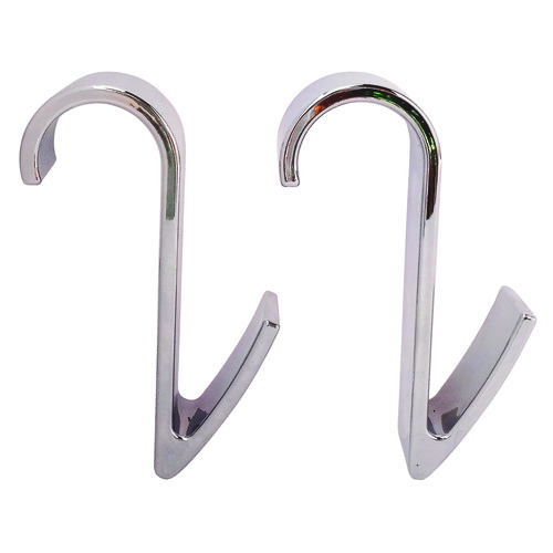 Lot de 2 patères chromées pour sèche serviettes SRDC - vue 3