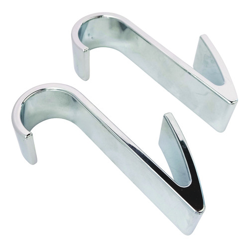 Lot de 2 patères chromées pour sèche serviettes SRDC - vue 4