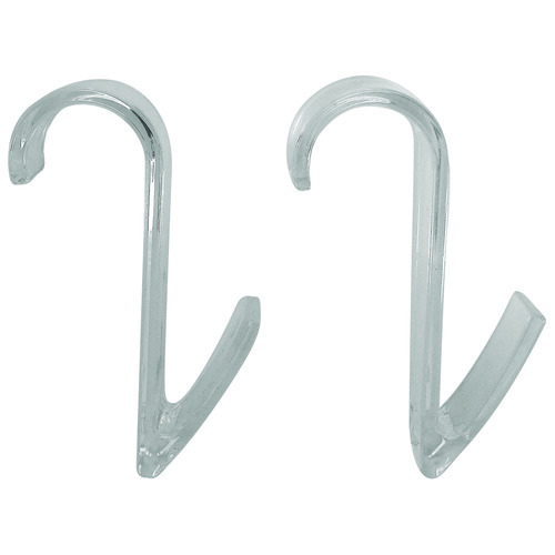 Lot de 2 patères transparentes pour sèche serviettes SRDT - vue 3