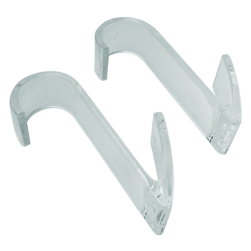 Lot de 2 patères transparentes pour sèche serviettes SRDT - vue 4