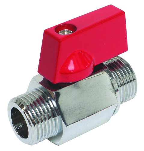 Mini vanne à sphère double mâle 12/17 SOMATHERM 101016001