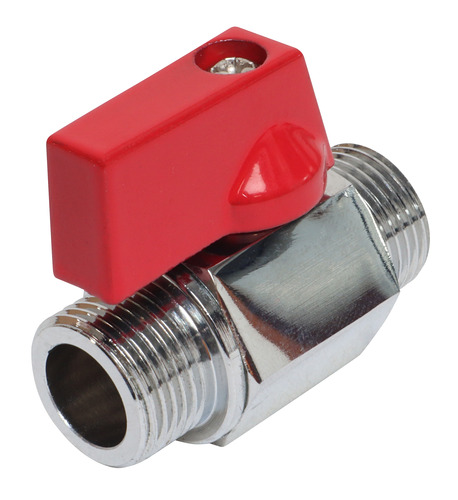 Mini vanne à sphère double mâle 12/17 SOMATHERM 101016001 - vue 3