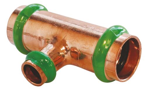 Té réduit cuivre à sertir EAU ø22-14-22