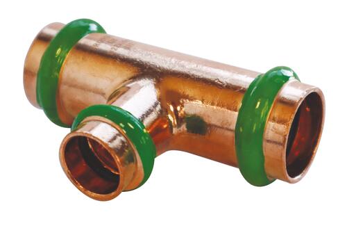 Té réduit cuivre à sertir EAU ø22-16-22