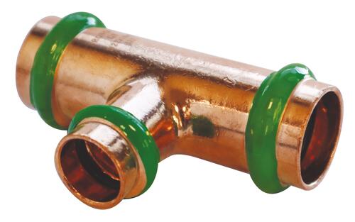 Té réduit cuivre à sertir EAU ø22-18-22