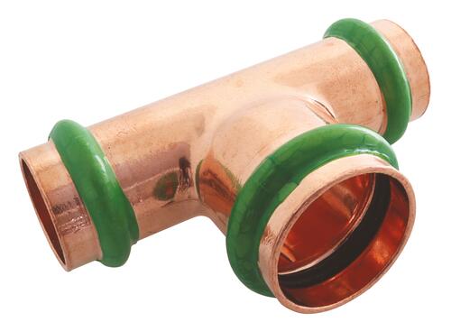 Té réduit cuivre à sertir EAU ø22-28-22