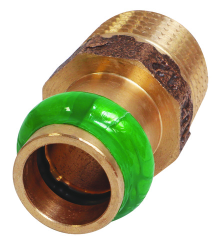 Raccord fixe mâle à visser et à sertir cuivre à sertir EAU ø12-15/21 SOMATHERM 101512273 - vue 3