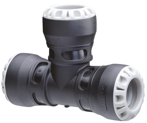 Té égal 90° plastique enclipsable ø20 PE - PLASSON