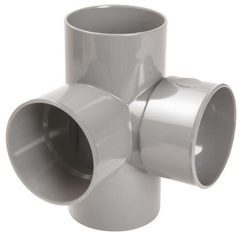 Culotte PVC d'équerre 87°30 femelle ø100 - NICOLL