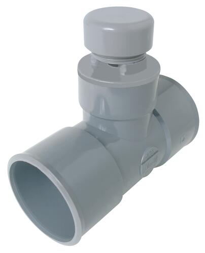 Té avec prise anti-vide PVC double femelle ø40 - NICOLL