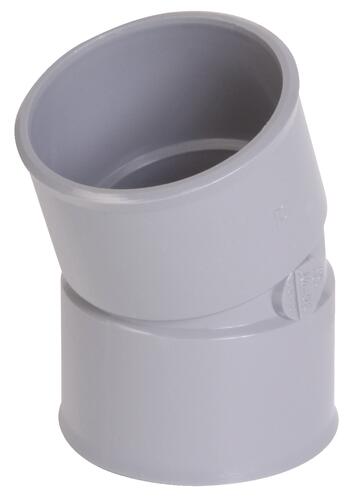 Coude PVC 20° double femelle ø80 - NICOLL