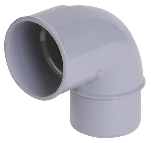 Coude PVC 87°30 mâle femelle ø80 - NICOLL