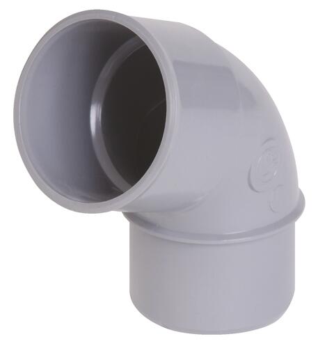 Coude PVC 67°30 mâle femelle ø100 - NICOLL