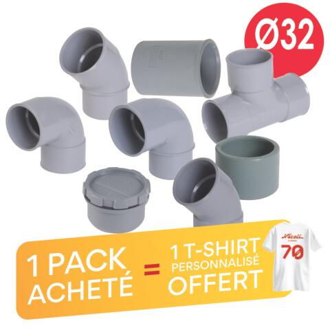 Pack de 220 raccords ø32  - NICOLL NICOLL 101515001