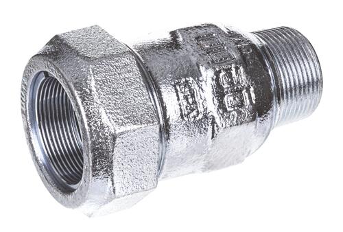 Raccord à compression mâle fonte malléable pour tube acier ø15 - M15/21 GEBO ORIGINAL
