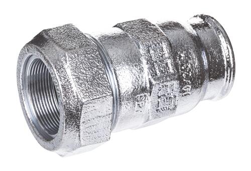 Raccord à compression femelle fonte malléable pour tube acier ø15 - F15/21 GEBO ORIGINAL